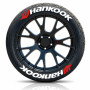 Hankook Tire Lettering Kit - Red Logo (Clean Style)
