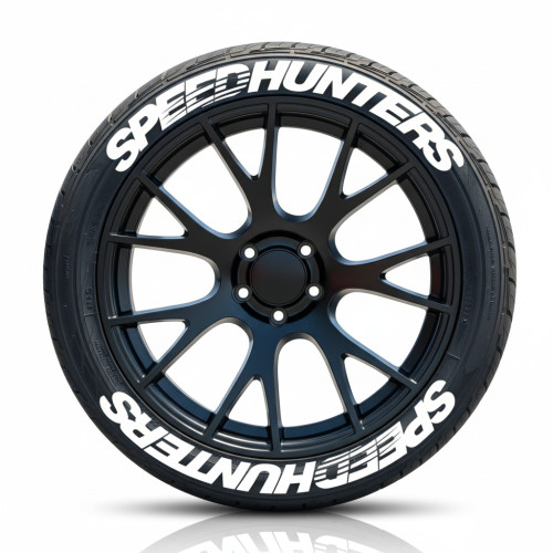 Speedhunters Tire Lettering Kit - All White Edition