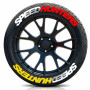 Speedhunters Tire Lettering Kit - Permanent Rubber (White/Red/Yellow)